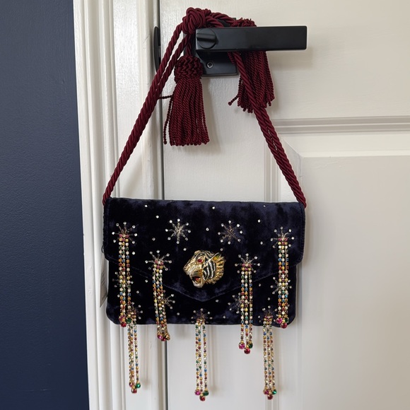 Gucci embellished velvet Rajah bag NWT - Picture 14 of 17